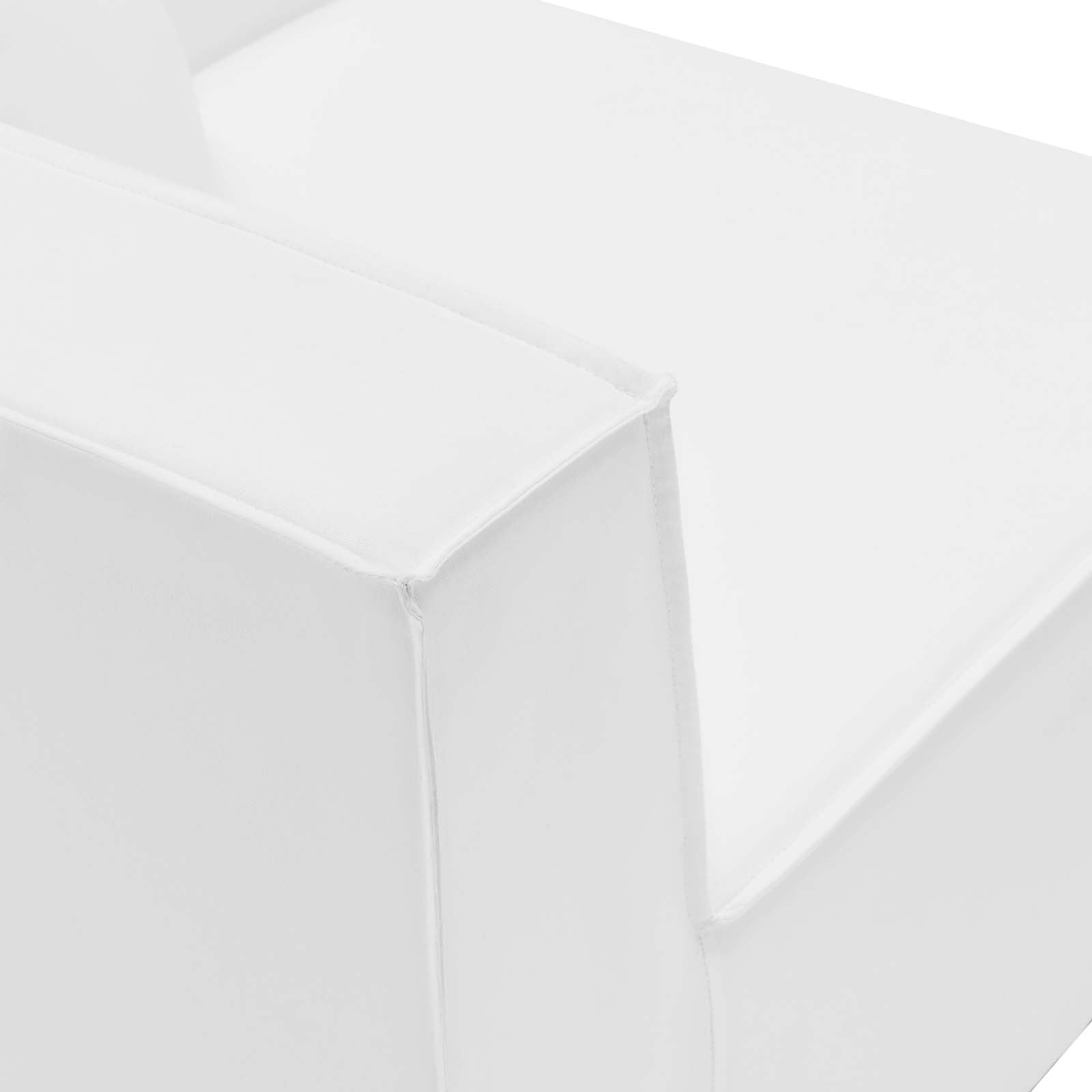 Modway Saybrook Outdoor Patio Upholstered 4-Piece Sectional Sofa - EEI-4380 | Outdoor Sofas, Loveseats & Sectionals | Modishstore - 20