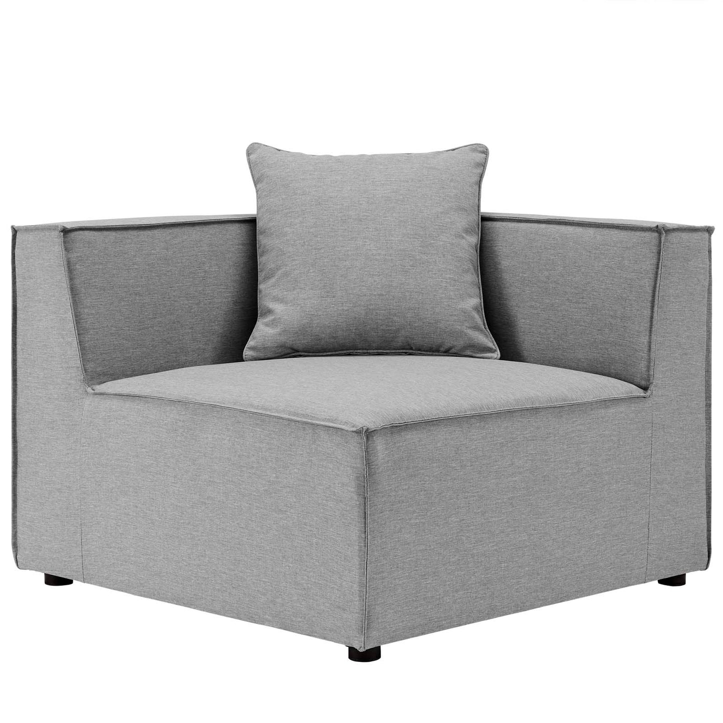Modway Saybrook Outdoor Patio Upholstered 4-Piece Sectional Sofa | Outdoor Sofas, Loveseats & Sectionals | Modishstore-3