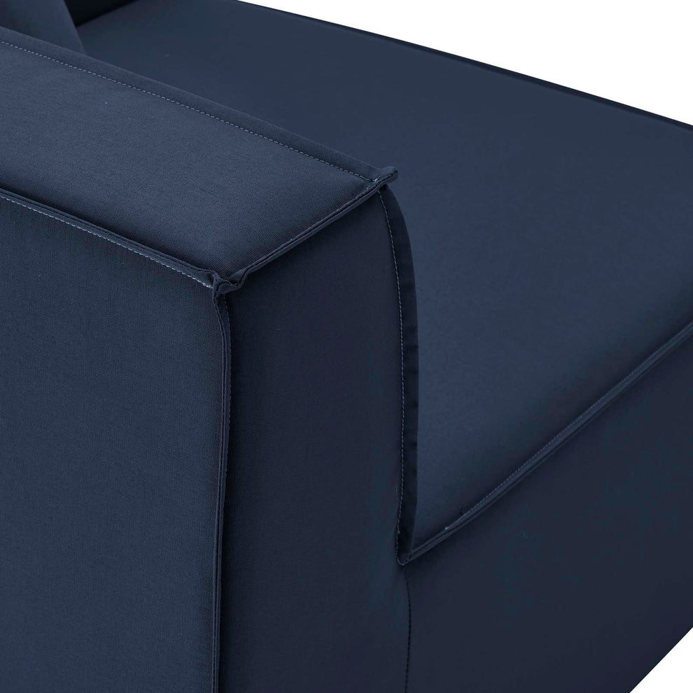 Modway Saybrook Outdoor Patio Upholstered 4-Piece Sectional Sofa - EEI-4381 | Outdoor Sofas, Loveseats & Sectionals | Modishstore - 13