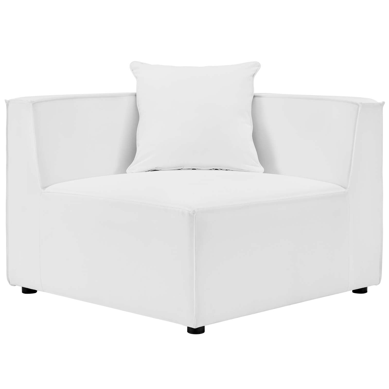 Modway Saybrook Outdoor Patio Upholstered 4-Piece Sectional Sofa | Outdoor Sofas, Loveseats & Sectionals | Modishstore-24