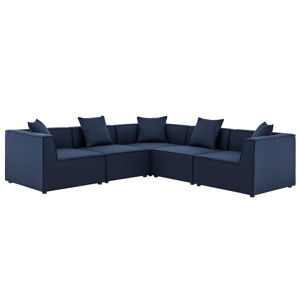 Saybrook Outdoor Patio Upholstered 5-Piece Sectional Sofa By Modway - EEI-4384 | Outdoor Sofas, Loveseats & Sectionals | Modishstore - 7