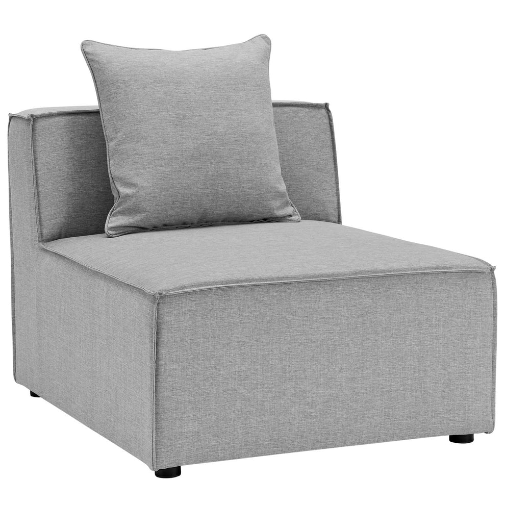Modway Saybrook Outdoor Patio Upholstered 6-Piece Sectional Sofa - EEI-4385 | Outdoor Sofas, Loveseats & Sectionals | Modishstore - 7