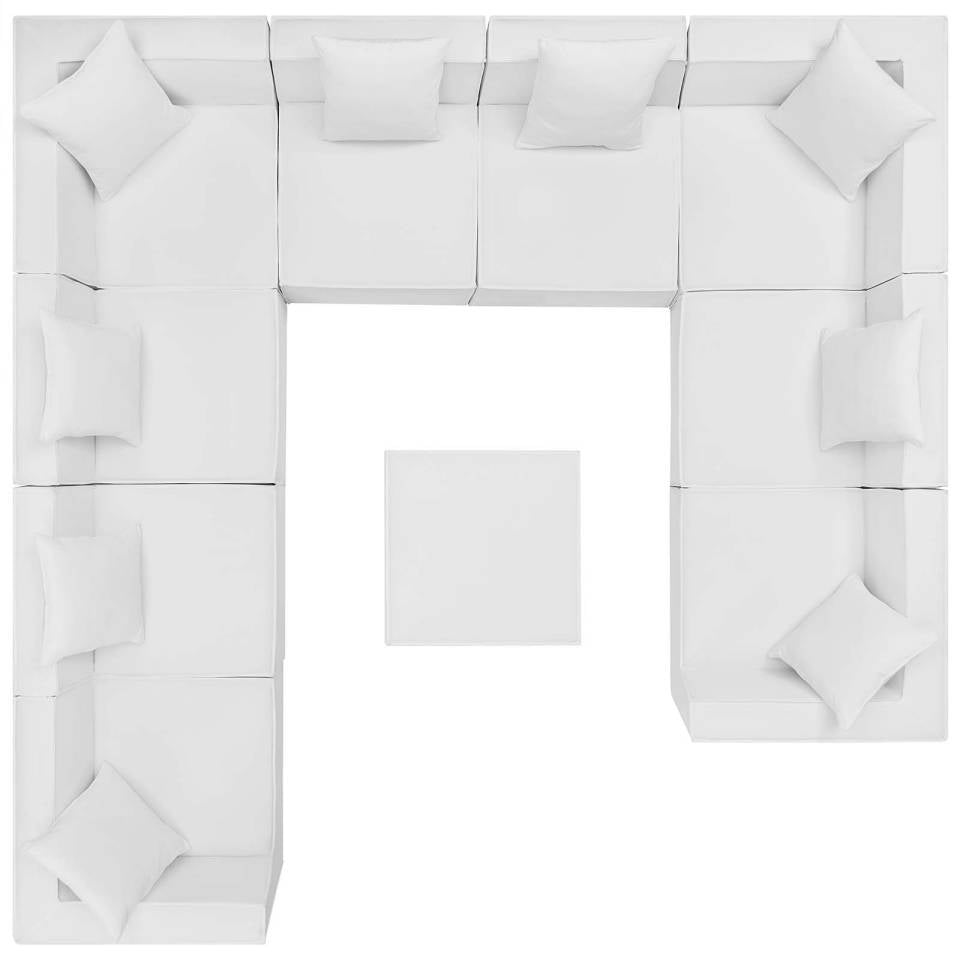 Modway Saybrook Outdoor Patio Upholstered 10-Piece Sectional Sofa - EEI-4389 | Outdoor Sofas, Loveseats & Sectionals | Modishstore - 13