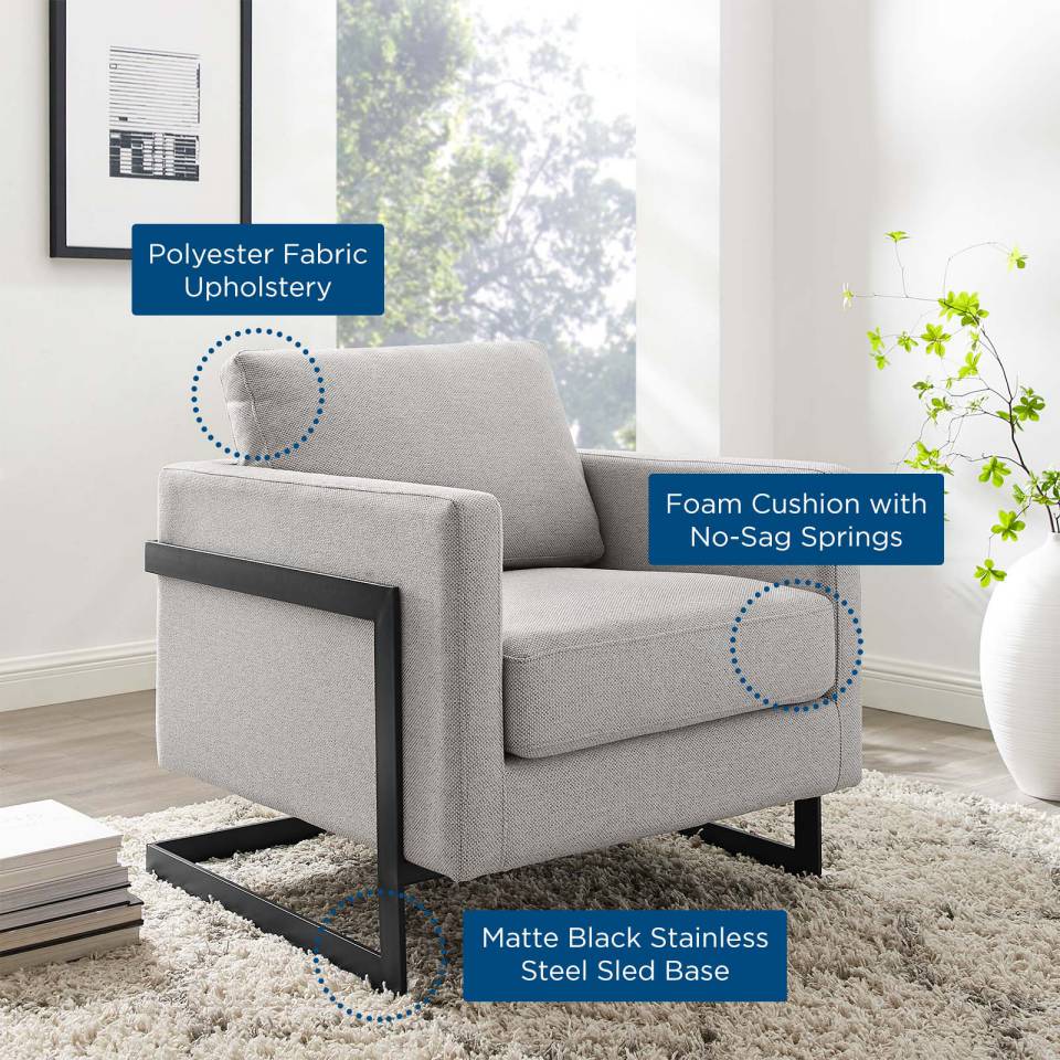 Modway Posse Upholstered Fabric Accent Chair - EEI-4391 | Accent Chairs | Modishstore - 8
