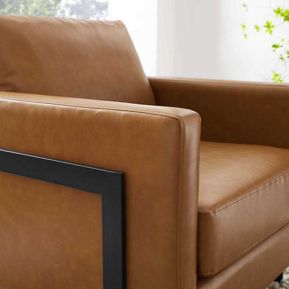 Modway Posse Vegan Leather Accent Chair - EEI-4392 | Accent Chairs | Modishstore - 7