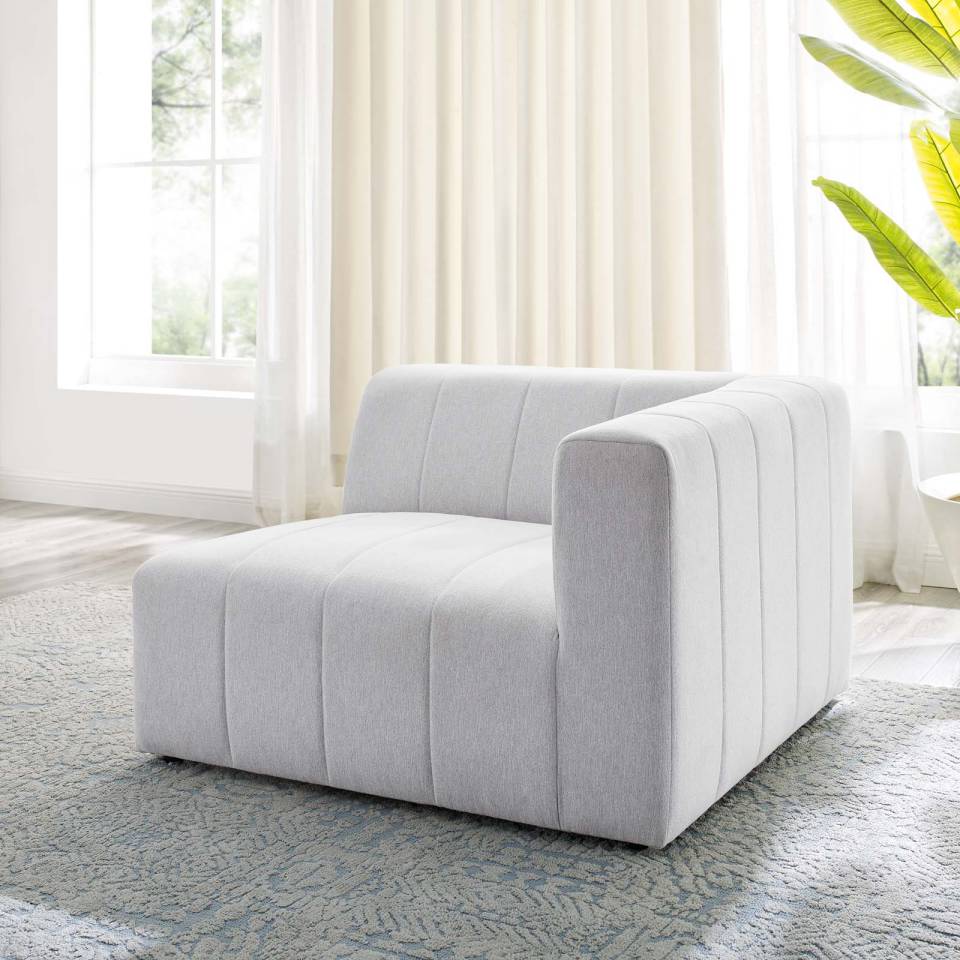 Modway Bartlett Upholstered Fabric Right-Arm Chair - EEI-4394 | Armchairs | Modishstore - 1
