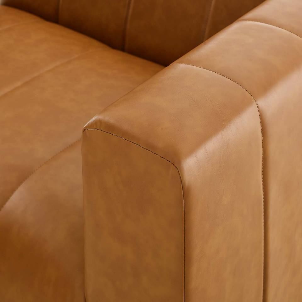 Modway Bartlett Vegan Leather Right-Arm Chair | Armchairs | Modishstore-3