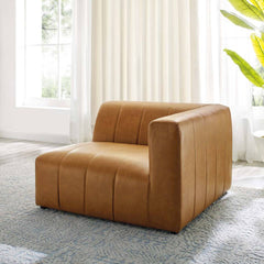 Modway Bartlett Vegan Leather Right-Arm Armchair Contemporary – EEI-4395