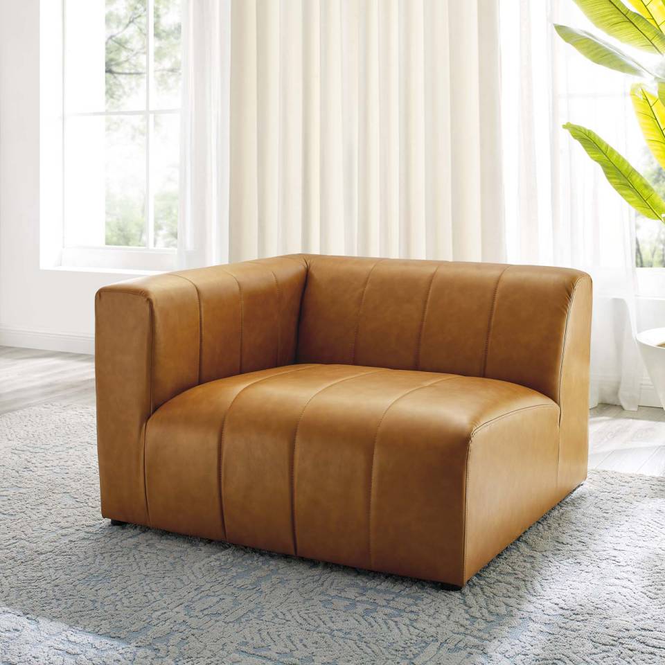 Modway Bartlett Vegan Leather Left-Arm Chair | Armchairs | Modishstore