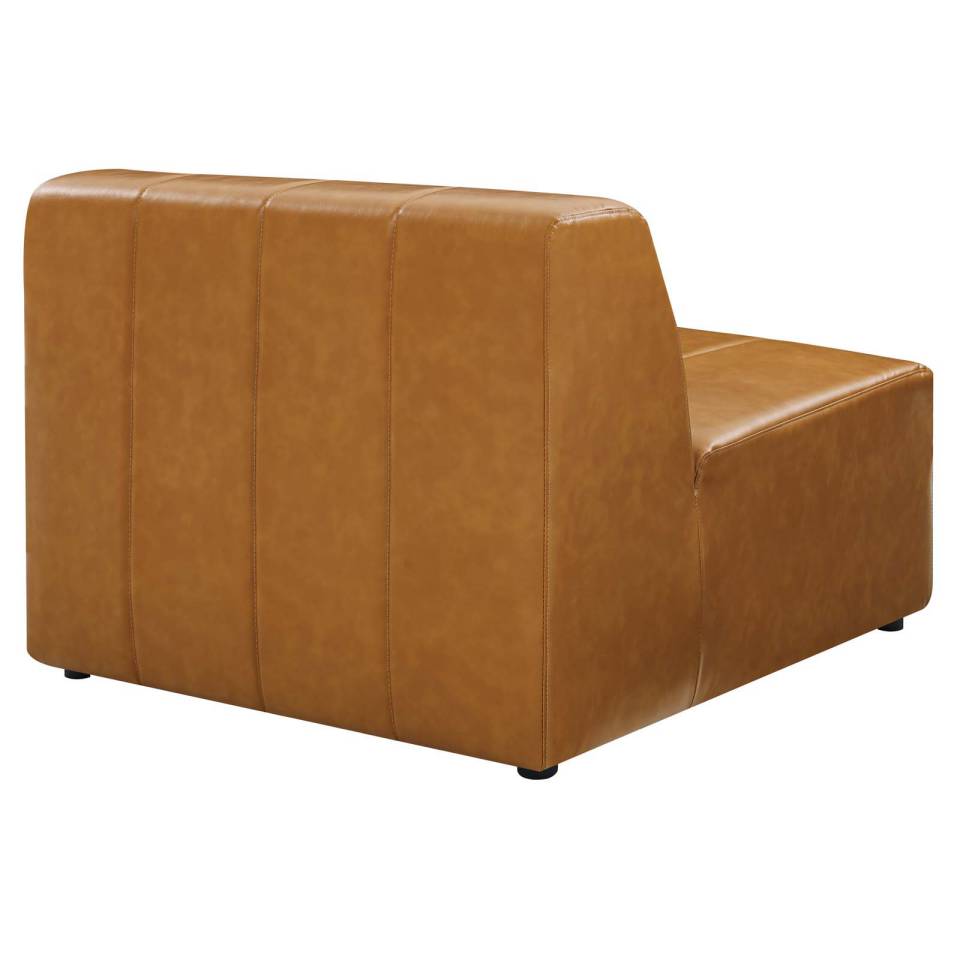 Modway Bartlett Vegan Leather Armless Chair - EEI-4399 | Lounge Chairs | Modishstore - 7