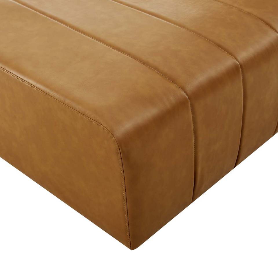 Modway Bartlett Vegan Leather Armless Chair - EEI-4399 | Lounge Chairs | Modishstore - 3