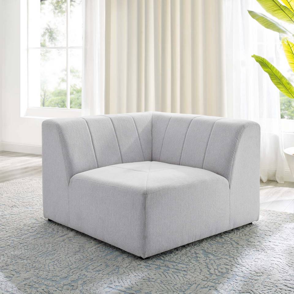 Modway Bartlett Upholstered Fabric Corner Chair | Side Chairs | Modishstore