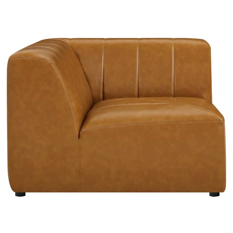Modway Bartlett Vegan Leather Corner Chair | Side Chairs | Modishstore-5