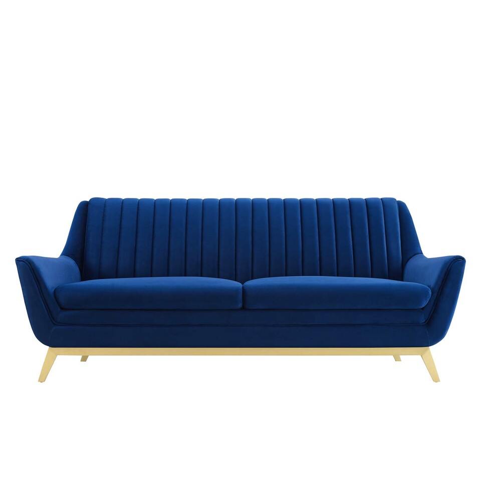 Winsome Channel Tufted Performance Velvet Sofa By Modway - EEI-4407 | Sofas | Modishstore - 9