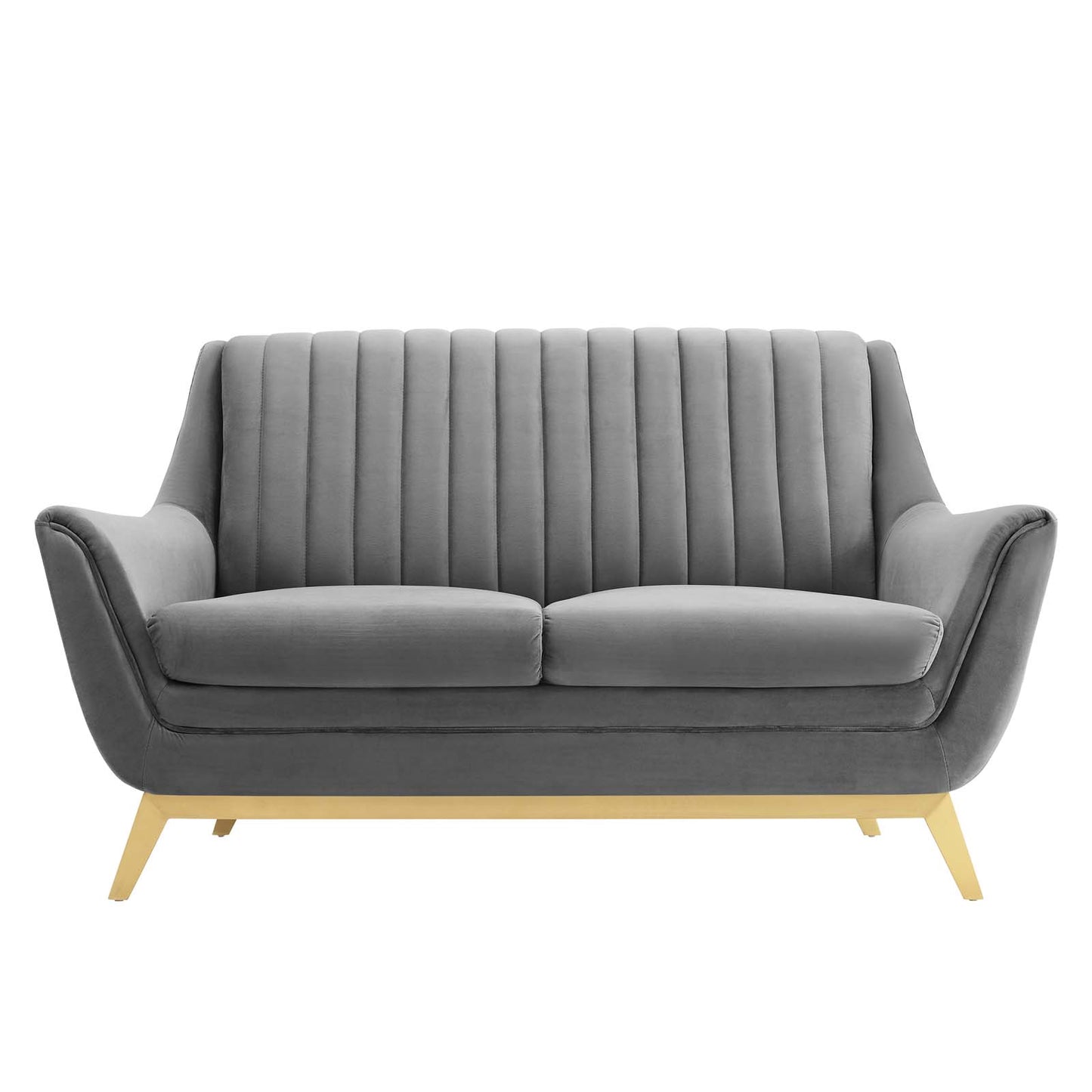 Winsome Channel Tufted Performance Velvet Loveseat By Modway - EEI-4408 | Loveseats | Modishstore - 4