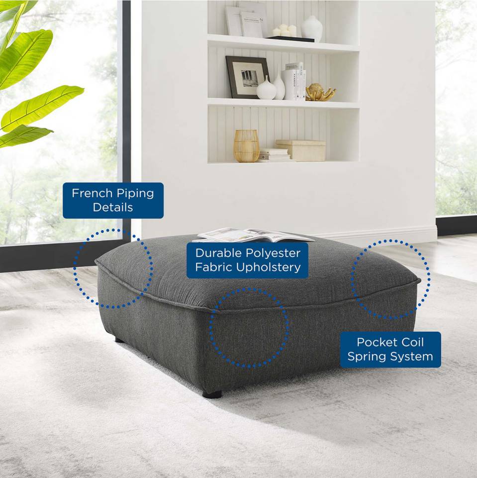 Modway Comprise Sectional Sofa Ottoman - EEI-4419 | Ottomans | Modishstore - 4