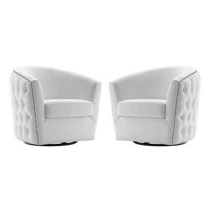 Rogue Armchair Performance Velvet Set of 2 By Modway - EEI-4425 | Armchairs | Modishstore - 7