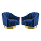 Modway Buoyant Swivel Chair Performance Velvet Set of 2 | Accent Chairs | Modishstore-8