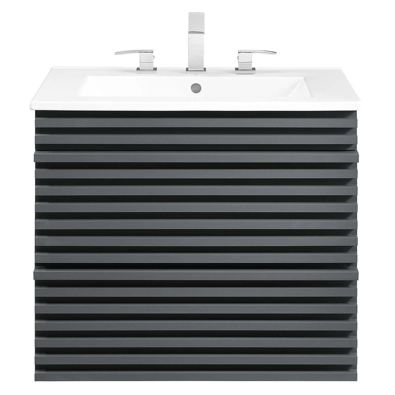 Modway Render 24" Wall-Mount Bathroom Vanity - EEI-4433 | Bathroom Accessories | Modishstore - 25