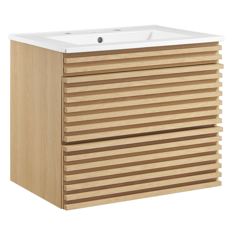Modway Render 24" Wall-Mount Bathroom Vanity - EEI-4433 | Bathroom Accessories | Modishstore - 31