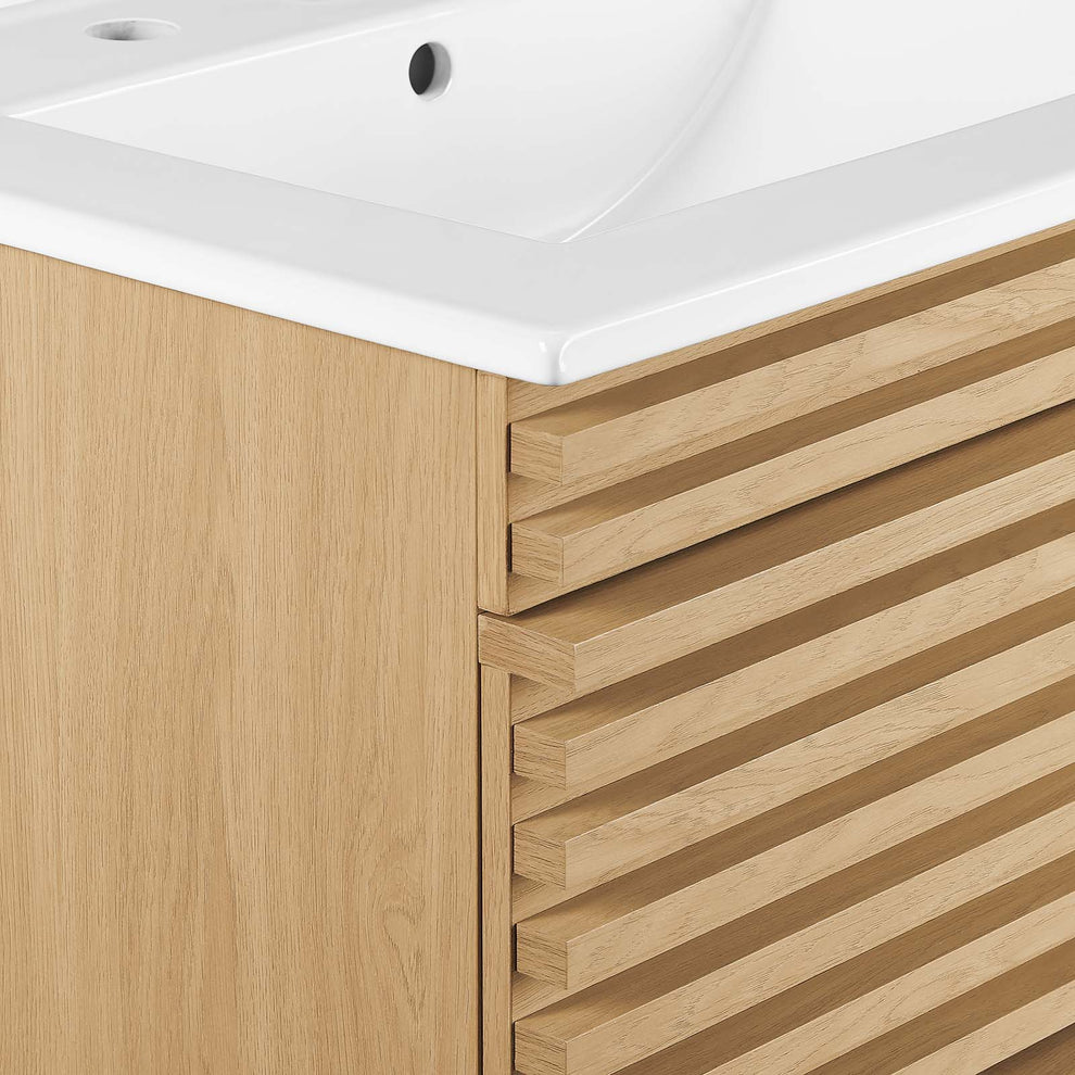 Modway Render 24" Wall-Mount Bathroom Vanity - EEI-4433 | Bathroom Accessories | Modishstore - 29