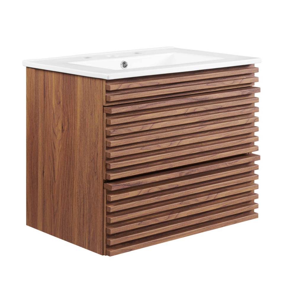Modway Render 24" Wall-Mount Bathroom Vanity - EEI-4433 | Bathroom Accessories | Modishstore - 7