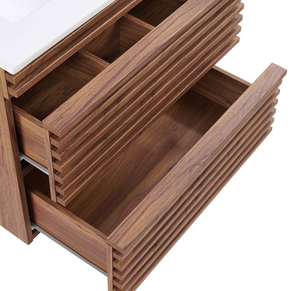 Modway Render 24" Wall-Mount Bathroom Vanity - EEI-4433 | Bathroom Accessories | Modishstore - 5