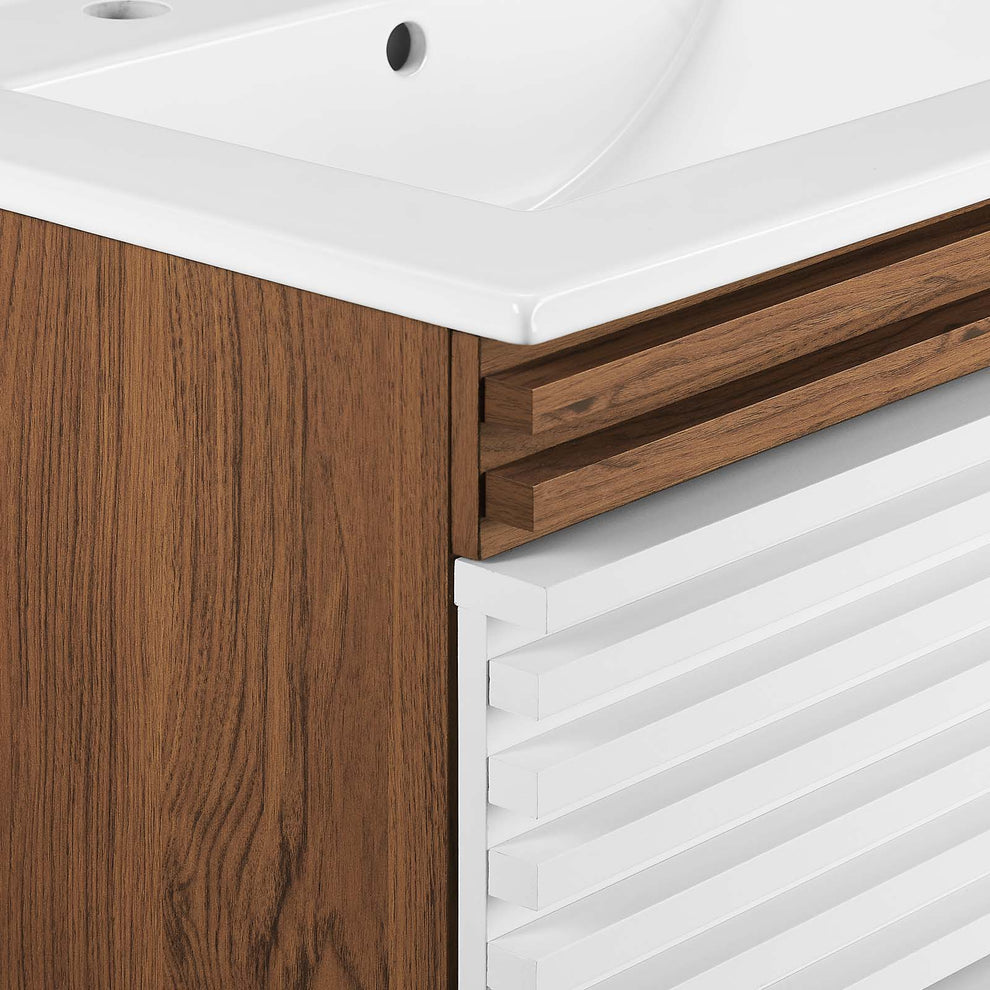 Modway Render 24" Wall-Mount Bathroom Vanity - EEI-4433 | Bathroom Accessories | Modishstore - 37