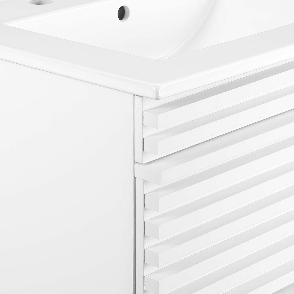 Modway Render 24" Wall-Mount Bathroom Vanity - EEI-4433 | Bathroom Accessories | Modishstore - 45