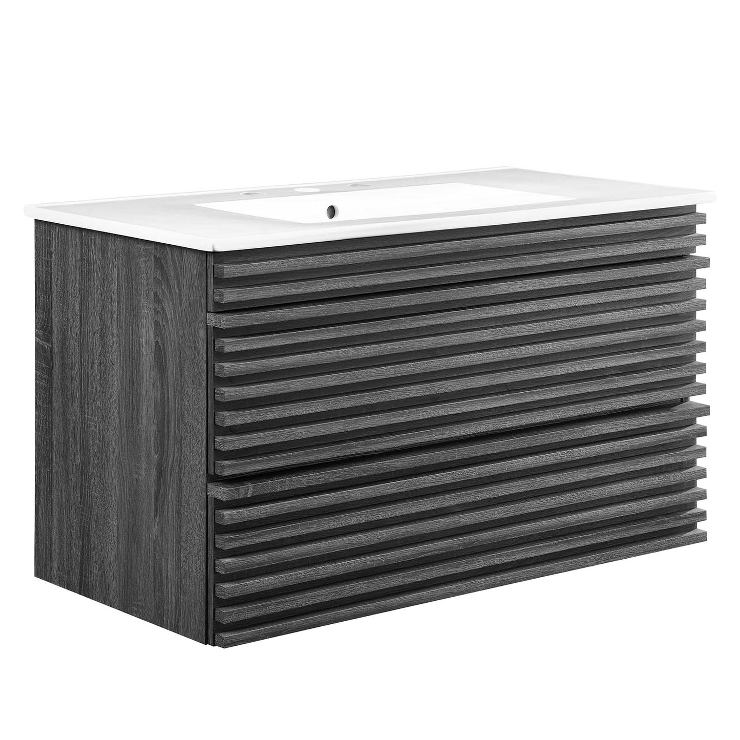 Modway Render 36" Wall-Mount Bathroom Vanity - EEI-4436 | Bathroom Accessories | Modishstore - 29