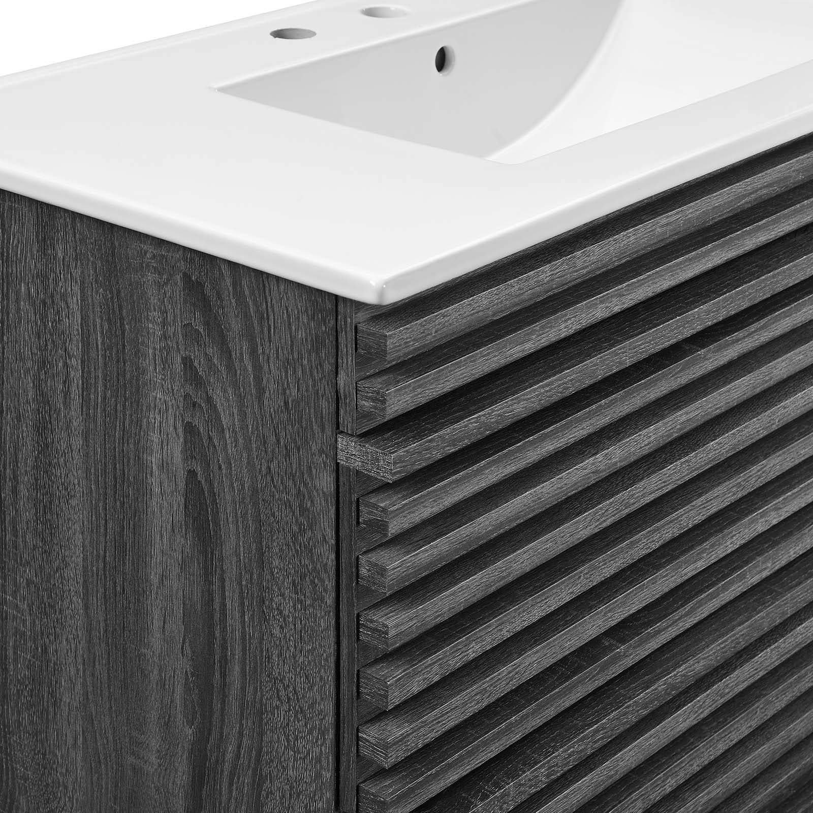 Modway Render 36" Wall-Mount Bathroom Vanity - EEI-4436 | Bathroom Accessories | Modishstore - 30