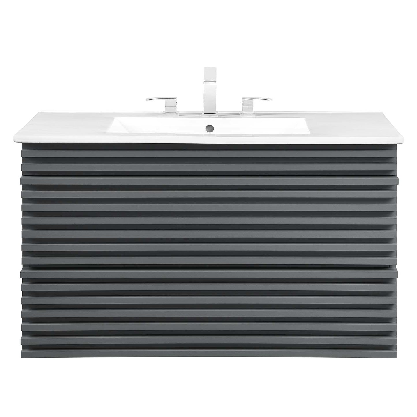 Modway Render 36" Wall-Mount Bathroom Vanity - EEI-4436 | Bathroom Accessories | Modishstore - 33