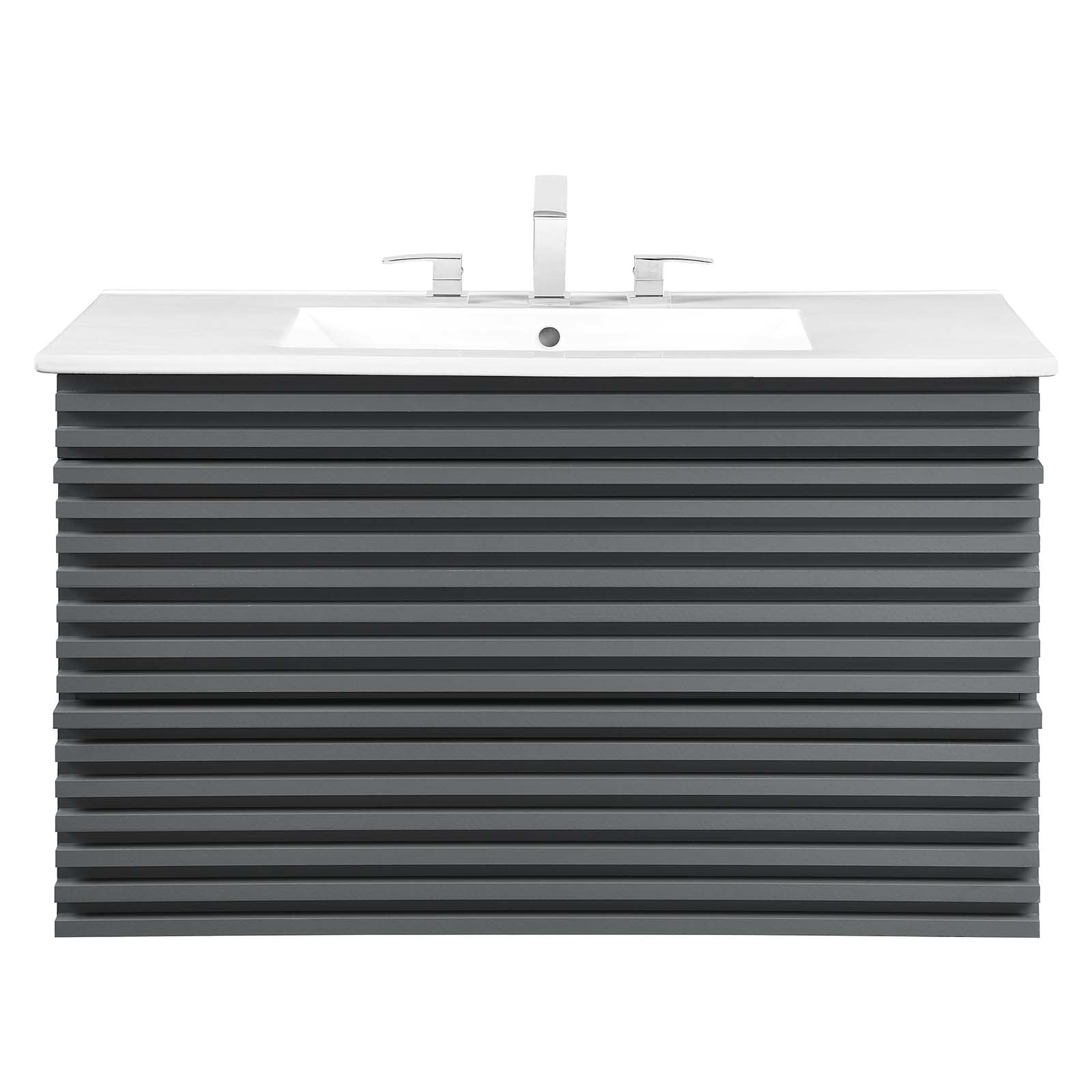 Modway Render 36" Wall-Mount Bathroom Vanity - EEI-4436 | Bathroom Accessories | Modishstore - 33