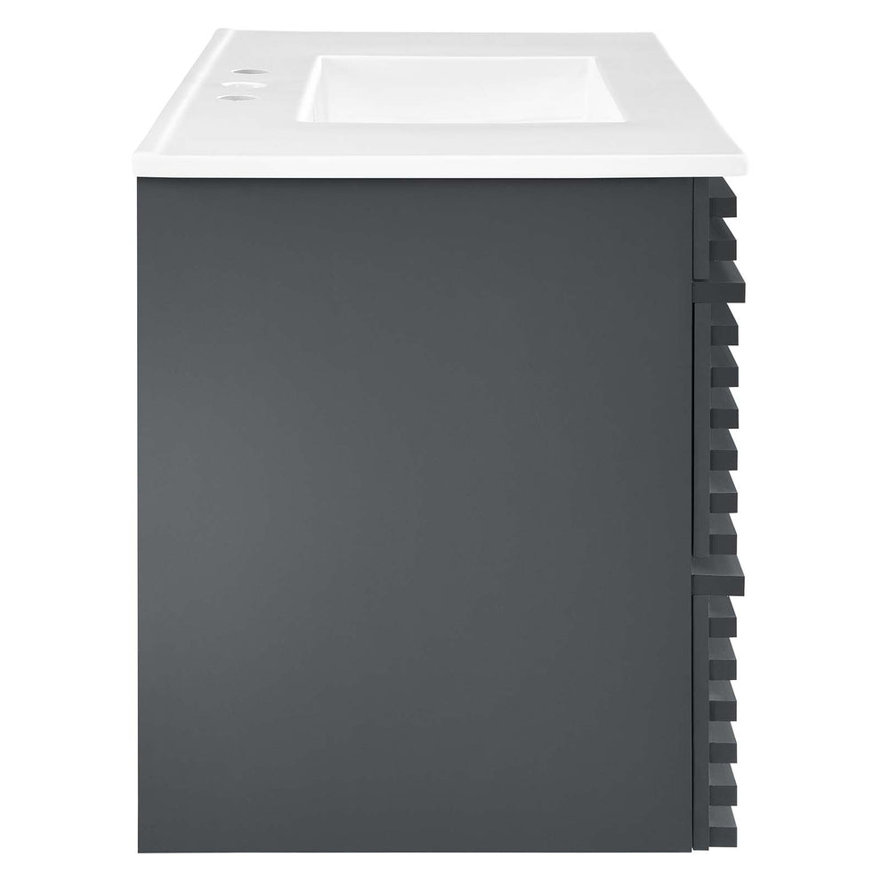 Modway Render 36" Wall-Mount Bathroom Vanity - EEI-4436 | Bathroom Accessories | Modishstore - 35