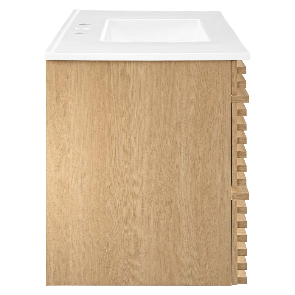 Modway Render 36" Wall-Mount Bathroom Vanity - EEI-4436 | Bathroom Accessories | Modishstore - 43