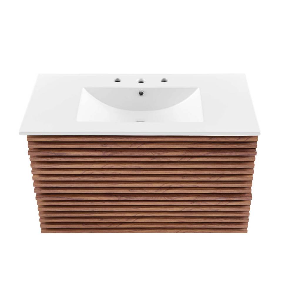Modway Render 36" Wall-Mount Bathroom Vanity - EEI-4436 | Bathroom Accessories | Modishstore - 3