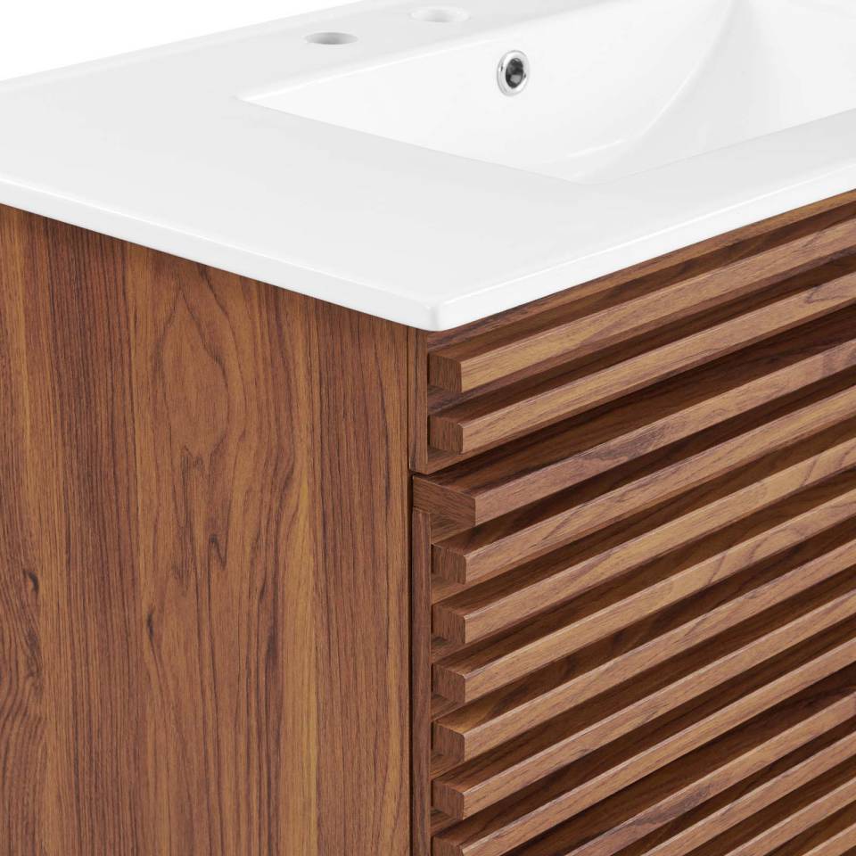 Modway Render 36" Wall-Mount Bathroom Vanity - EEI-4436 | Bathroom Accessories | Modishstore - 4