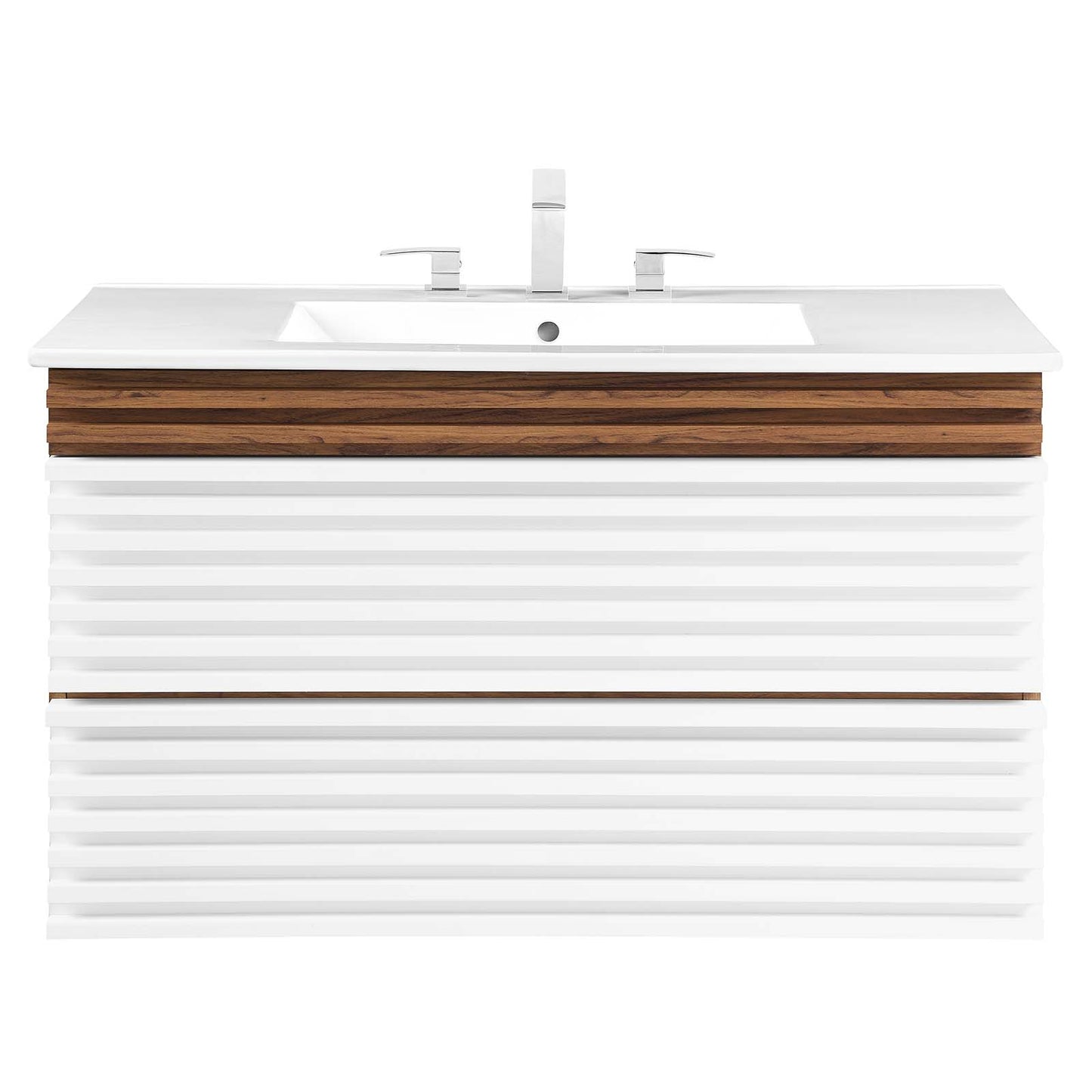 Modway Render 36" Wall-Mount Bathroom Vanity - EEI-4436 | Bathroom Accessories | Modishstore - 49