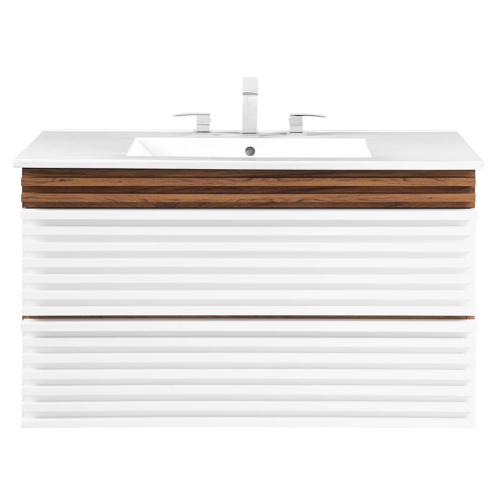 Modway Render 36" Wall-Mount Bathroom Vanity - EEI-4436 | Bathroom Accessories | Modishstore - 49