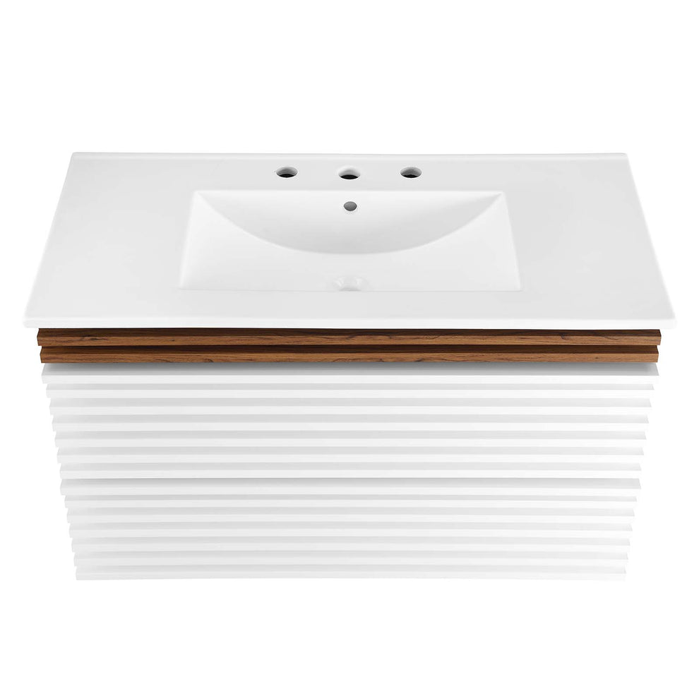 Modway Render 36" Wall-Mount Bathroom Vanity - EEI-4436 | Bathroom Accessories | Modishstore - 50