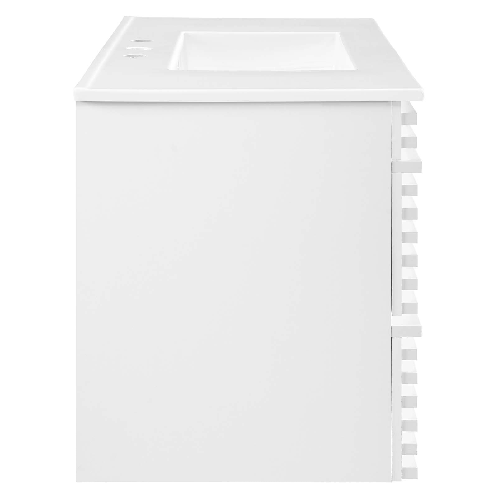 Modway Render 36" Wall-Mount Bathroom Vanity - EEI-4436 | Bathroom Accessories | Modishstore - 59