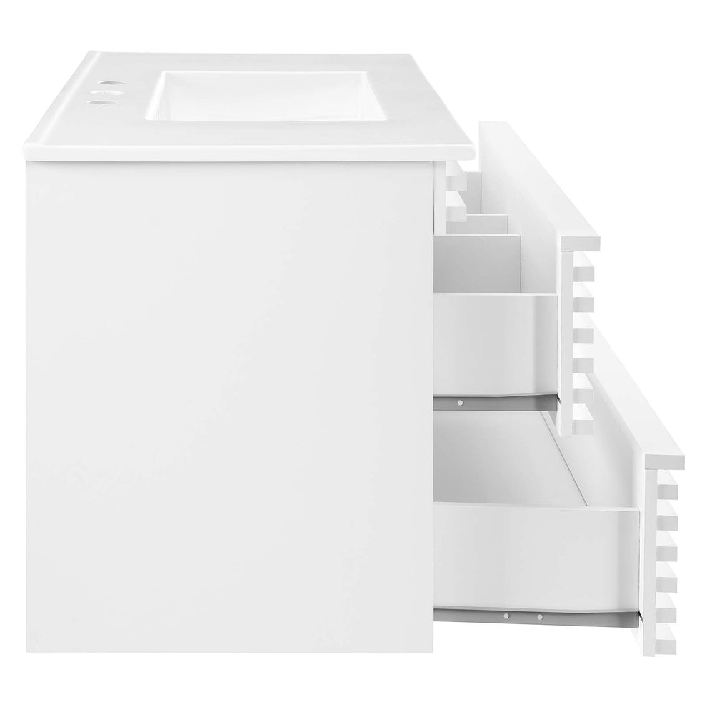 Modway Render 36" Wall-Mount Bathroom Vanity - EEI-4436 | Bathroom Accessories | Modishstore - 60