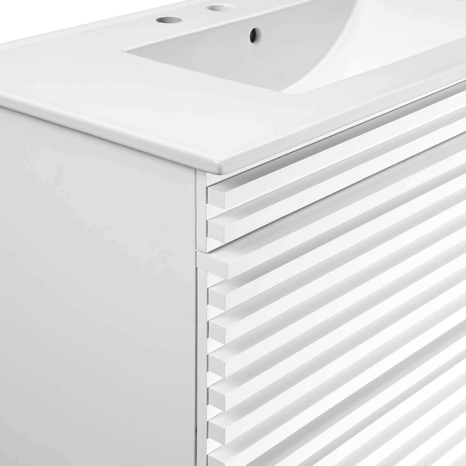 Modway Render 36" Wall-Mount Bathroom Vanity - EEI-4436 | Bathroom Accessories | Modishstore - 62