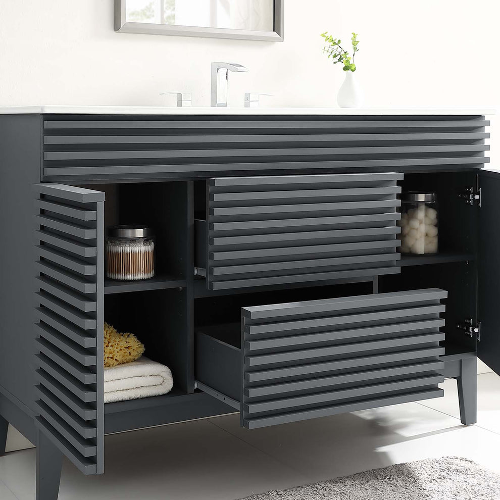 Modway Render 48" Single Sink Bathroom Vanity - EEI-4439 | Bathroom Accessories | Modishstore - 29