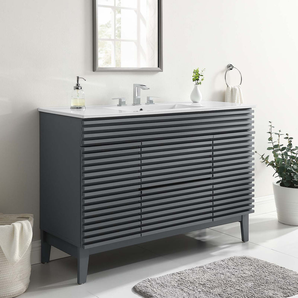 Modway Render 48" Single Sink Bathroom Vanity - EEI-4439 | Bathroom Accessories | Modishstore - 23
