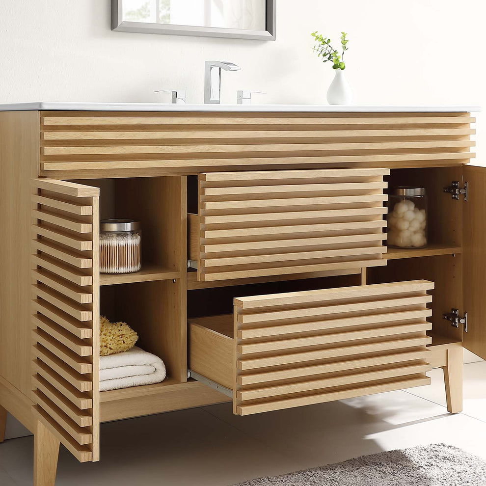 Modway Render 48" Single Sink Bathroom Vanity - EEI-4439 | Bathroom Accessories | Modishstore - 39