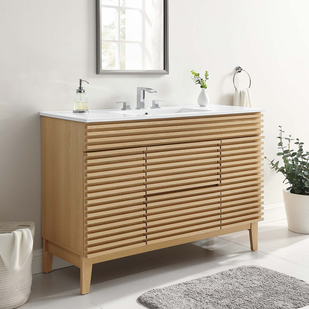 Modway Render 48" Single Sink Bathroom Vanity - EEI-4439 | Bathroom Accessories | Modishstore - 33