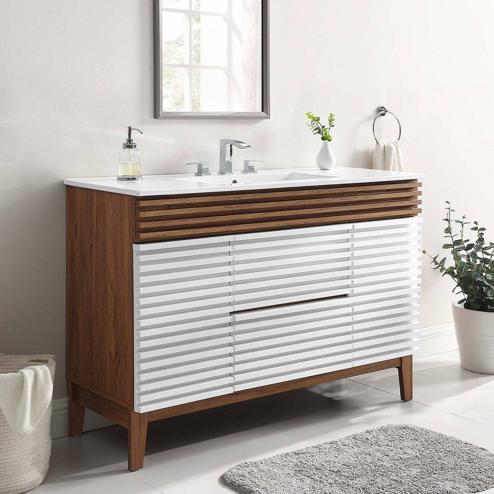 Modway Render 48" Single Sink Bathroom Vanity - EEI-4439 | Bathroom Accessories | Modishstore - 43