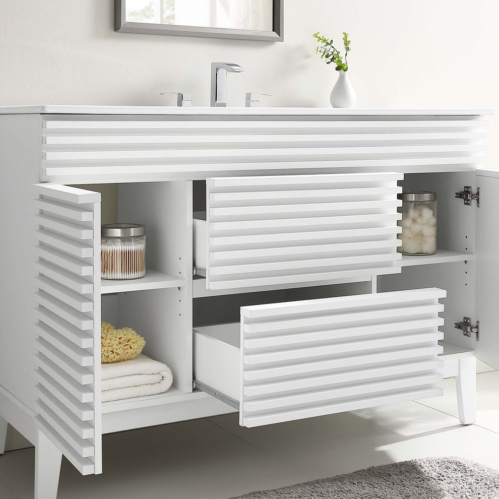 Modway Render 48" Single Sink Bathroom Vanity - EEI-4439 | Bathroom Accessories | Modishstore - 59