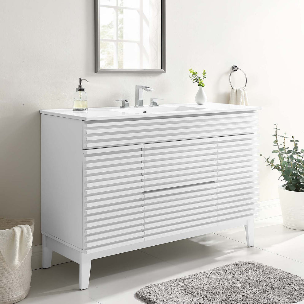 Modway Render 48" Single Sink Bathroom Vanity - EEI-4439 | Bathroom Accessories | Modishstore - 53